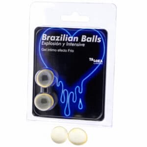 Taloka – 2 Brazilian Balls Cold & Vibration Effect Exciting Gel Flavours Lubes | SEX Shop Ireland