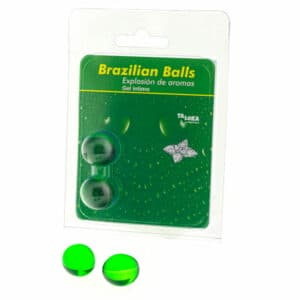 Taloka – 2 Brazilian Balls Mint Intimate Gel Flavours Lubes | SEX Shop Ireland