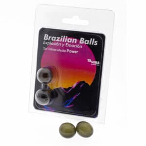 Taloka – 2 Brazilian Balls Power Effect Exciting Gel Flavours Lubes | SEX Shop Ireland