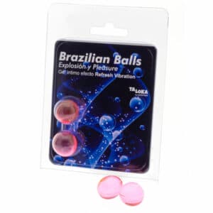 Taloka – 2 Brazilian Balls Refresh Vibrating Effect Exciting Gel Flavours Lubes | SEX Shop Ireland