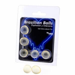 Taloka – 5 Brazilian Balls Cold & Vibration Effect Exciting Gel Flavours Lubes | SEX Shop Ireland