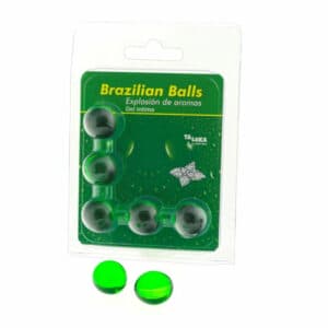 Taloka – 5 Brazilian Balls Mint Intimate Gel Flavours Lubes | SEX Shop Ireland