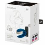 Satisfyer Double Love Luxury Partner Vibrator – Blue Clitoral Stimulators | SEX Shop Ireland 13