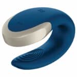Satisfyer Double Love Luxury Partner Vibrator – Blue Clitoral Stimulators | SEX Shop Ireland 10