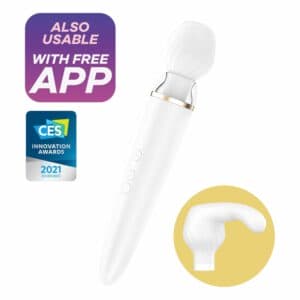 Satisfyer Double Wand-er White Clitoral Stimulators | SEX Shop Ireland