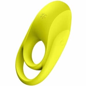 Satisfyer Spectacular Duo Ring Vibrator Yellow Cock Rings | SEX Shop Ireland