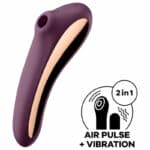 Satisfyer Dual Kiss Clit Stimulating – Wine Red Clitoral Sucking Vibrator | SEX Shop Ireland 9