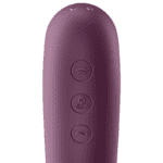 Satisfyer Dual Kiss Clit Stimulating – Wine Red Clitoral Sucking Vibrator | SEX Shop Ireland 10