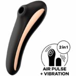 Satisfyer Dual Kiss Clit Stimulating – Black Clitoral Sucking Vibrator | SEX Shop Ireland 9