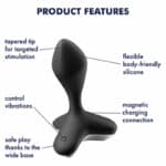 Satisfyer Game Changer Plug Vibrator – Black Butt Plugs | SEX Shop Ireland 12
