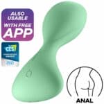 Satisfyer Trendsetter Vibrating Plug – Green Butt Plugs | SEX Shop Ireland 8