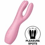 Satisfyer Threesome 3 Vibrator – Pink Clitoral Stimulators | SEX Shop Ireland 8