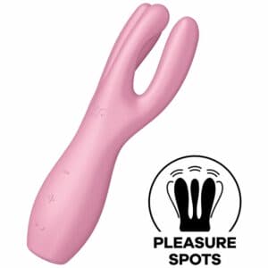 Satisfyer Threesome 3 Vibrator – Pink Clitoral Stimulators | SEX Shop Ireland