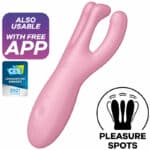 Satisfyer Threesome 4 Vibrator – Pink Clitoral Stimulators | SEX Shop Ireland 8