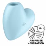 Satisfyer Cutie Heart Stimulator & Vibrator – Blue Clitoral Stimulators | SEX Shop Ireland 8