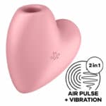 Satisfyer Cutie Heart Stimulator & Vibrator – Pink Clitoral Stimulators | SEX Shop Ireland 8