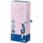 Satisfyer Hug Me Rabbit Vibrator – Blue Clitoral Stimulators | SEX Shop Ireland 11