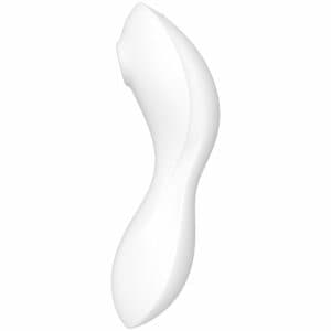 Satisfyer Curvy Trinity 5 Air Pulse Stimulator & Vibrator – White Clitoral Stimulators | SEX Shop Ireland 3