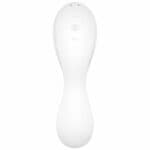 Satisfyer Curvy Trinity 5 Air Pulse Stimulator & Vibrator – White Clitoral Stimulators | SEX Shop Ireland 10