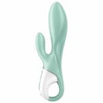 Satisfyer Air Pump Bunny 5+ Inflatable Rabbit Vibrator – Green Rabbit Vibrators | SEX Shop Ireland 10