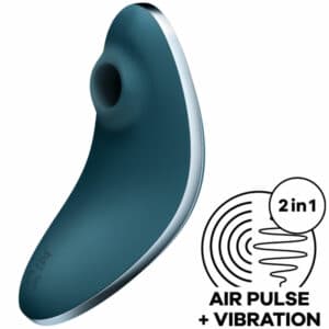 Satisfyer Vulva Lover 1 Air Pulse Stimulator & Vibrator – Blue Clitoral Stimulators | SEX Shop Ireland