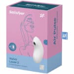 Satisfyer Vulva Lover 2 Air Pulse Stimulator & Vibrator – White Clitoral Stimulators | SEX Shop Ireland 11