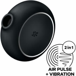 Satisfyer Vulva Lover 2 Double Air Pulse Stimulator & Vibrator – Black Clitoral Stimulators | SEX Shop Ireland
