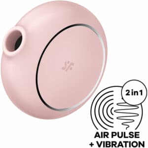 Satisfyer Vulva Lover 2 Double Air Pulse Stimulator & Vibrator – Pink Clitoral Stimulators | SEX Shop Ireland