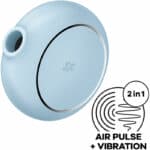 Satisfyer Vulva Lover 2 Double Air Pulse Stimulator & Vibrator – Blue Clitoral Stimulators | SEX Shop Ireland 9