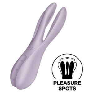 Satisfyer Threesome 2 Vibrator – Violet Clitoral Stimulators | SEX Shop Ireland