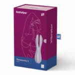 Satisfyer Threesome 2 Vibrator – Violet Clitoral Stimulators | SEX Shop Ireland 13