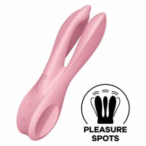 Satisfyer Threesome 1 Vibrator – Pink Clitoral Stimulators | SEX Shop Ireland