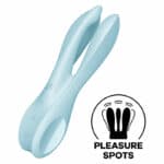 Satisfyer Threesome 1 Vibrator – Blue Clitoral Stimulators | SEX Shop Ireland 9