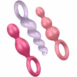 Satisfyer Anal Plugs Set 3pcs Tricolor Butt Plugs | SEX Shop Ireland