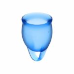 Satisfyer Feel Confident Menstrual Cup Dark Blue  15+20ml Intimate Care & Parapharmacy | SEX Shop Ireland 8