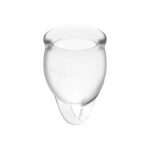Satisfyer Feel Confident Menstrual Cup Clear  15+20ml Intimate Care & Parapharmacy | SEX Shop Ireland 8