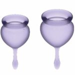 Satisfyer Feel Good Menstrual Cup Purple 15+20ml Intimate Care & Parapharmacy | SEX Shop Ireland 7