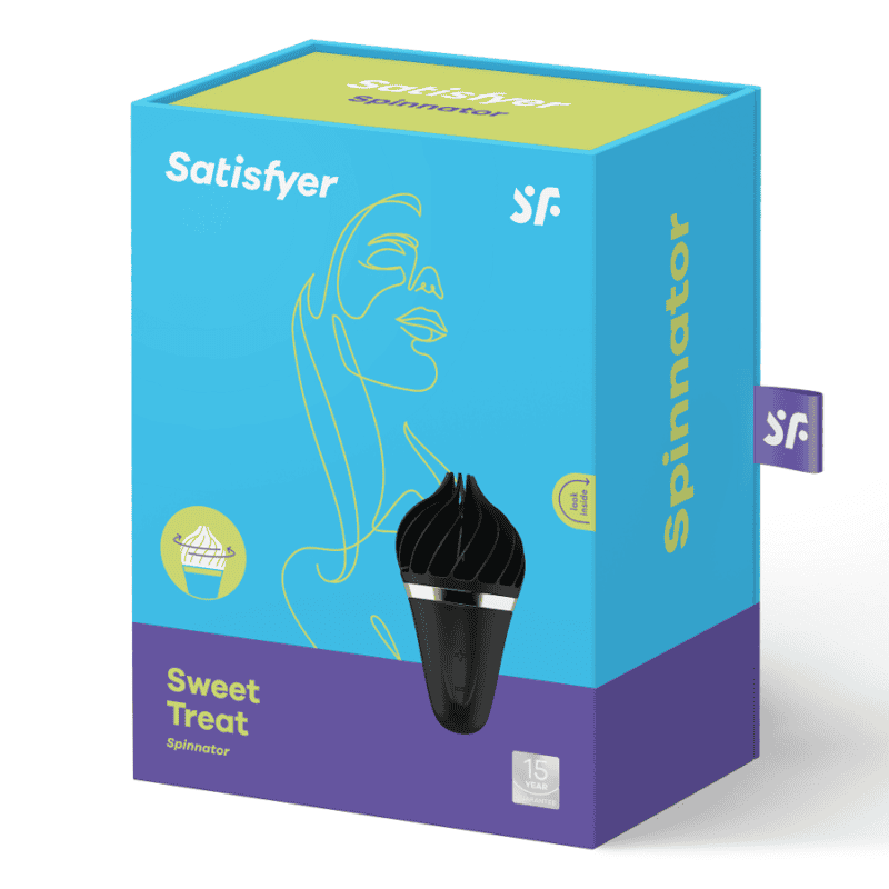 Satisfyer Sweet Treat Spinnator – Black Clitoral Stimulators | SEX Shop Ireland 8