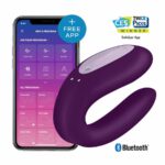 Satisfyer Double Joy Con App Purple Clitoral Stimulators | SEX Shop Ireland 11