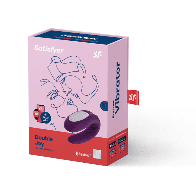 Satisfyer Double Joy Con App Purple Clitoral Stimulators | SEX Shop Ireland 10