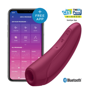 Satisfyer Curvy 1+ Red/ Rose Sex Toys | SEX Shop Ireland