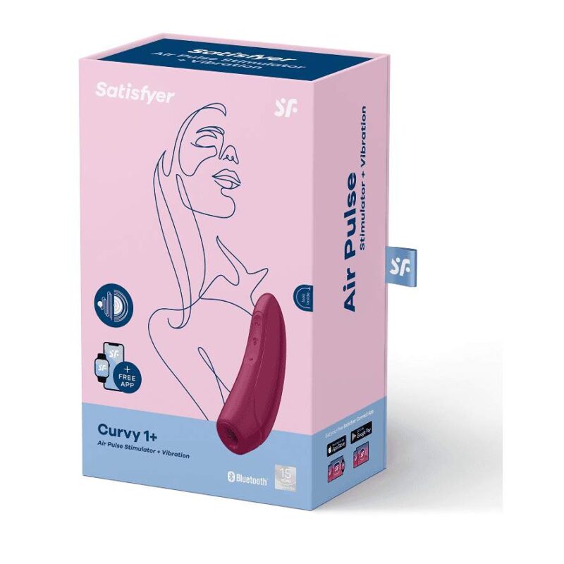 Satisfyer Curvy 1+ Red/ Rose Sex Toys | SEX Shop Ireland 10
