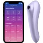 Satisfyer Dual Pleasure Air Pulse Vibrator Mauve Clitoral Stimulators | SEX Shop Ireland 11