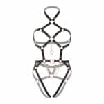 Leg Avenue Kink Heart Ring Harness Teddy Size M – Black BDSM Fashion | SEX Shop Ireland 9