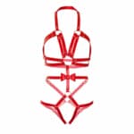 Leg Avenue Kink Studded O-ring Harness Teddy Size M – Red BDSM Fashion | SEX Shop Ireland 9