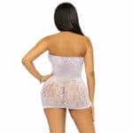 Leg Avenue Rhinestone Halter Mini Dress One Size – White Fashion & Lingerie | SEX Shop Ireland 7