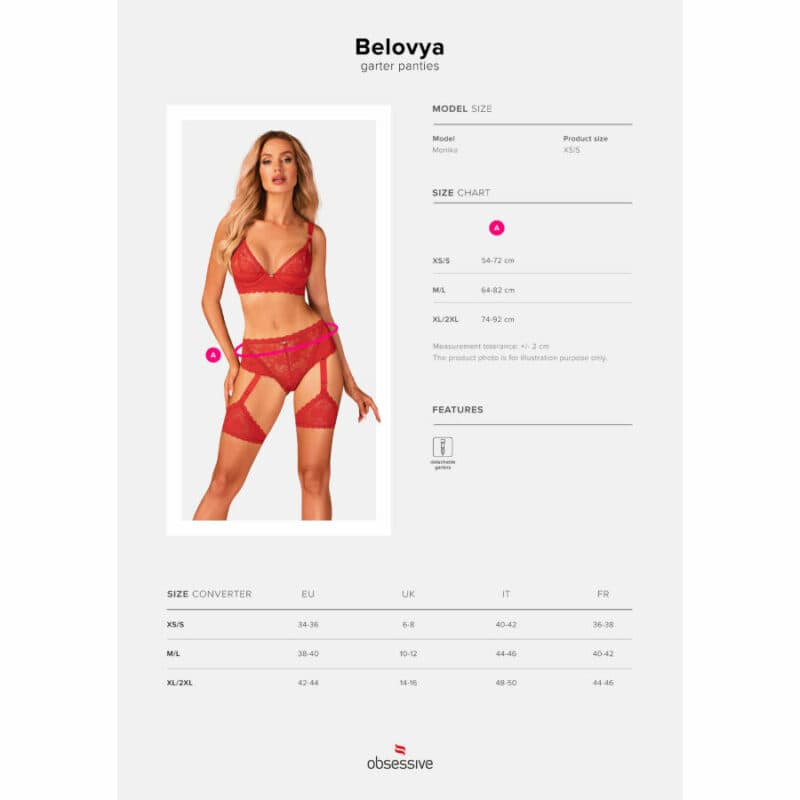 Obsessive – Belovya Garter Panties Xs/s Fashion & Lingerie | SEXstore.ie 8