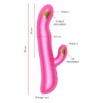 Oninder Vibration & Rotation Pink – Free App HI-TECH Vibrators | SEX Shop Ireland 15