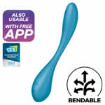 Satisfyer G-spot Flex 5 Multi Vibrator – Blue Clitoral Stimulators | SEX Shop Ireland 9