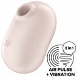 Satisfyer Pro To Go 2 Double Air Pulse Stimulator & Vibrator – Beige Clitoral Stimulators | SEX Shop Ireland 9